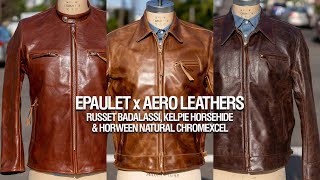 Aero Leathers Badalassi Chromexcel amp Kelpie [upl. by Bonine923]