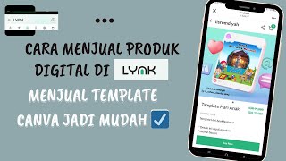 Cara menjual template canva di lynkid [upl. by Brittnee]