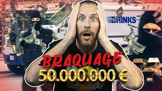 Braquage SPECTACULAIRE dun fourgon blindé à Amsterdam  de 50 MILLIONS 💰 HVI [upl. by Ilrahc]