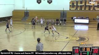 Ogemaw Heights vs John Glenn  Girls Varsity Basketball [upl. by Eiramyelhsa]