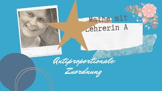 Antiproportionale Zuordnung [upl. by Shoshanna]