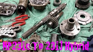 NP231C to 231J Transfer Case Teardown [upl. by Uy]