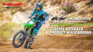 2023 KX450SR Product Walk Around with Jeremy McGrath [upl. by Nivahb]