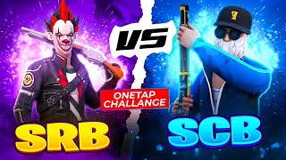 SRB vs SCB Only Tap Challenge 🤬🔥💪  SRB vs SCB 🔥🔥  funwithsrbyt  freefire 1vs1 [upl. by Atkinson]