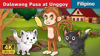 Dalawang Pusa at Unggoy  Two Cats And A Monkey in Filipino  FilipinoFairyTales [upl. by Topping]