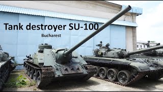 Tank Destroyers SU100 on display in the National Military Museum Regele Ferdinand I Bucharest [upl. by Uni598]