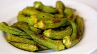 HowTo Roast Okra Aka Okra Fries  Tasty and Easy [upl. by Leund]