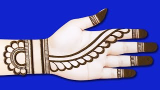 Stylish mehndi design front hand mehndi design easy amp simple  mehandi ka design  mehndi designs [upl. by Carleton]