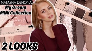 NEW Natasha Denona MY MINI DREAM COLLECTION Review  2 Looks  Comparisons [upl. by Atisor]