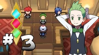 Lets Play Pokemon Black  Part 3  Striaton Gym Leader Cilan [upl. by Bick230]