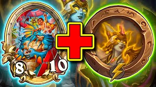 The NEW way to Play Menagerie  Hearthstone Battlegrounds [upl. by Ahoufe]