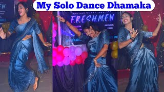 💃 My Solo Dance Performance  JKBK College  College Function Dance💃  Jubbly world 🌍 [upl. by Chainey]