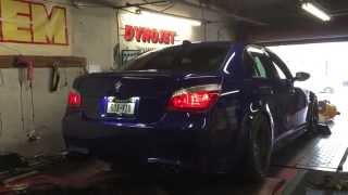 BMW E60 M5 V10 Dyno Evolve Tubular Headers  Stage 3 Tune [upl. by O'Shee]