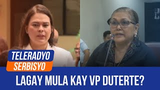 ExDepEd exec claims receiving P50K monthly from VP Duterte  Teleradyo Serbisyo 25 September 2024 [upl. by Lishe]