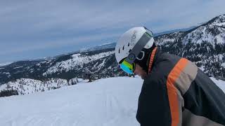 Guy Slides Down Mountain Side After Failed Skiing Attempt  1529681 [upl. by Alah]