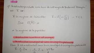 Échantillonnage et estimation  Estimation ponctuelle de la moyenne et de la variance [upl. by Eicarg]