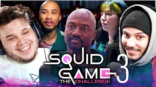 Squid Game The Challenge Episode 3 REACTION  Captains Showed UP [upl. by Nyrhtakyram610]