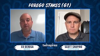 Ed DeRosa and Scott Shapiro dive into the Forego G1 field [upl. by Aytac535]