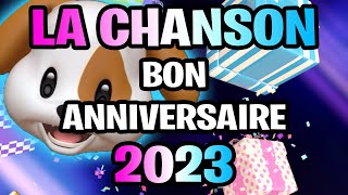 LES ANIMOJIS  LA CHANSON JOYEUX ANNIVERSAIRE 2023 [upl. by Egnalos565]