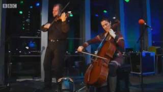 Alasdair Fraser and Natalie Haas playing quotGrand Etang  Hulls Reelquot live on BBC Radio Scotland [upl. by Perzan324]