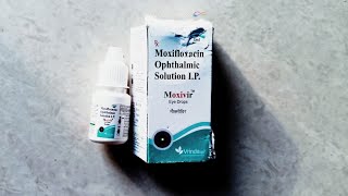 Moxifloxacin eye drops  moxicip eye drops in hindi  moxifloxacin ophthalmic solution ip eye drops [upl. by Didi339]