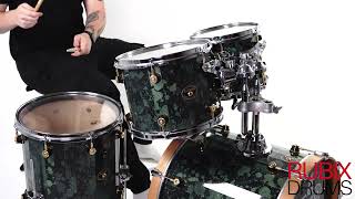 Tamburo 5piece Opera Fusion in Mineral Green Lacquer Including Snare [upl. by Llehsyt547]