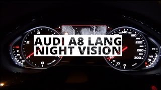 Audi A8 Lang  test systemu Night Vision [upl. by Wina365]