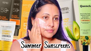 Best sunscreen for summer in India 2024  sunscreen for dry oily  combination skin  Kaur Tips [upl. by Akilam]