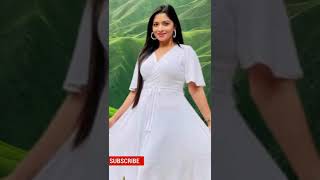 new frock design 2022 sri lanka  Sudu Gaum disain  White Frock Design 2022 [upl. by Pirnot]