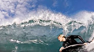 JESSE LANDRAGON  Gnarly Bodyboard Session [upl. by Gnoht]