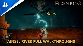 ELDEN RING  Ainsel River Full Walkthroughs  Fight the Dragonkin Soldier of Nokstella [upl. by Faust]