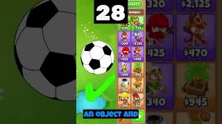 Guess The Bloons TD6 Tower In 60 Seconds btd6mods btd6 games gaming challenge [upl. by Natye]