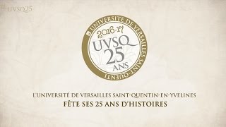 LUVSQ fête ses 25 ans dhistoires [upl. by Llenroc]