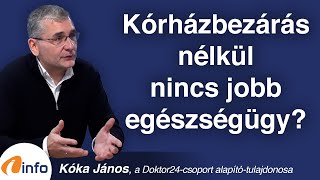 Kórházbezárás nélkül nincs jobb egészségügy Kóka János Inforádió Aréna [upl. by Francoise989]