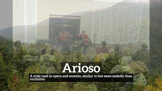 What is Arioso  How to Say Arioso in English  How Does Arioso Look [upl. by Ietta385]