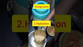 Orange juice benefits 🤫🤤❤️shortsvideo juice viralvideo [upl. by Eldwun418]