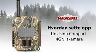 Hvordan sette opp Uovision Compact 4G viltkamera [upl. by Leoy]