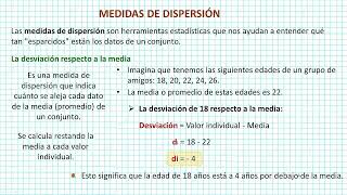 Medidas de Dispersión [upl. by Ninel]