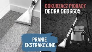 Odkurzacz piorący DEDRA DED6605  skuteczne pranie ekstrakcyjne [upl. by Noreg]