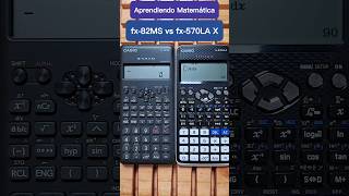 Casio fx82 MS vs fx570 LAX  Comparamos dos calculadora científicas [upl. by Sholes450]