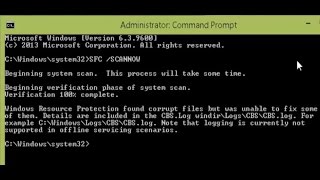 How To Fix  Windows Resource Protection found corrupt files [upl. by Carla]