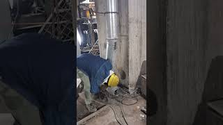 8 Inch pipe joint welding [upl. by Hanavas]