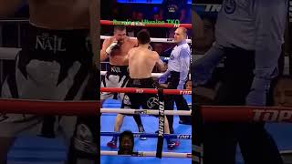 Artur beterbiev vs oleksandr gvozdyk TKO fight boxing shortvideo boxingfight [upl. by Englebert]