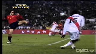 Golazo de Nolberto Solano ante España Amistoso [upl. by Akeber]