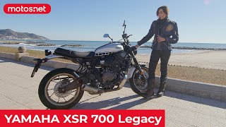 👌🏽Yamaha XSR 700 Legacy 2023  Prueba  Test  Review 4 K  motosnet [upl. by Brod]