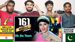 Ek Do Teen Song Madhuri Dixit  Pakistani Reaction  Shan Rajpoot [upl. by Berlauda]