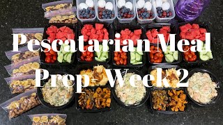 My Pescatarian Diet Meal Prep Week 2 [upl. by Neruat744]