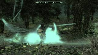 Skyrim  White Smoke Aura BugAura de Humo Blanco Bug [upl. by Tome529]