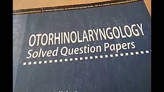 ENT OtoRhinoLaryngology Solved Question Paper Singi Previous Year University Exam Model Sample Pass [upl. by Nibla]