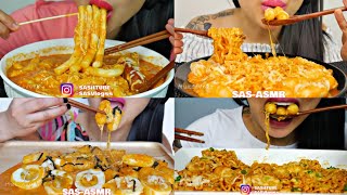 SASASMR COMSUMING RICE CAKE ftnoodle amp corn dogALL TIMEđź‹đź¤¤Muksavoryđź¦‹âťŁď¸Ź [upl. by Avenej242]